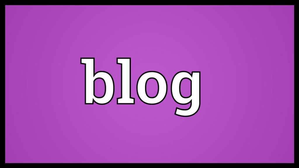 Blog Meaning