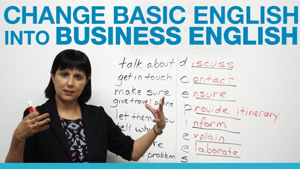 How one can change Fundamental English into Enterprise English 1 How to change Basic English into Business English