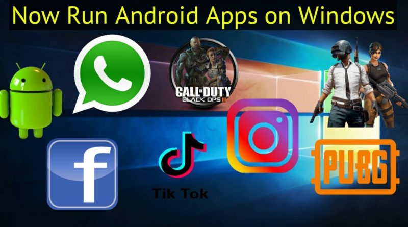 How to use Android Apps on windows Pc | how to use Amazon prime on Windows