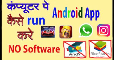 How to run Android app On your PC ..Without using any software....