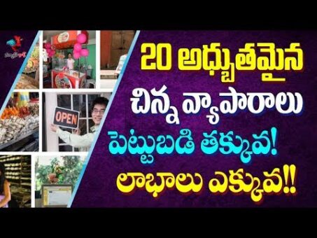 20 top small business ideas in telugu | Low cost business ideas telugu