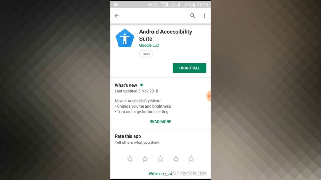 ##ANDROID ACCESSIBILITY SUITE USAGES##