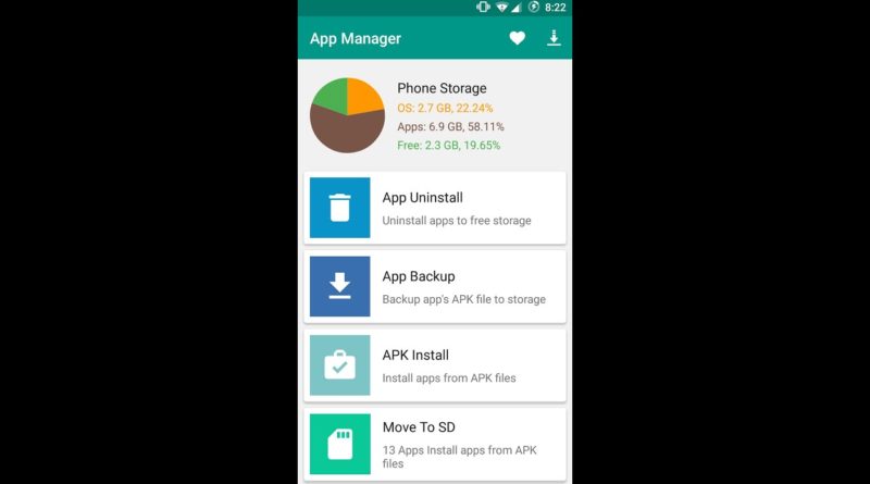 Android App Manager Introduction