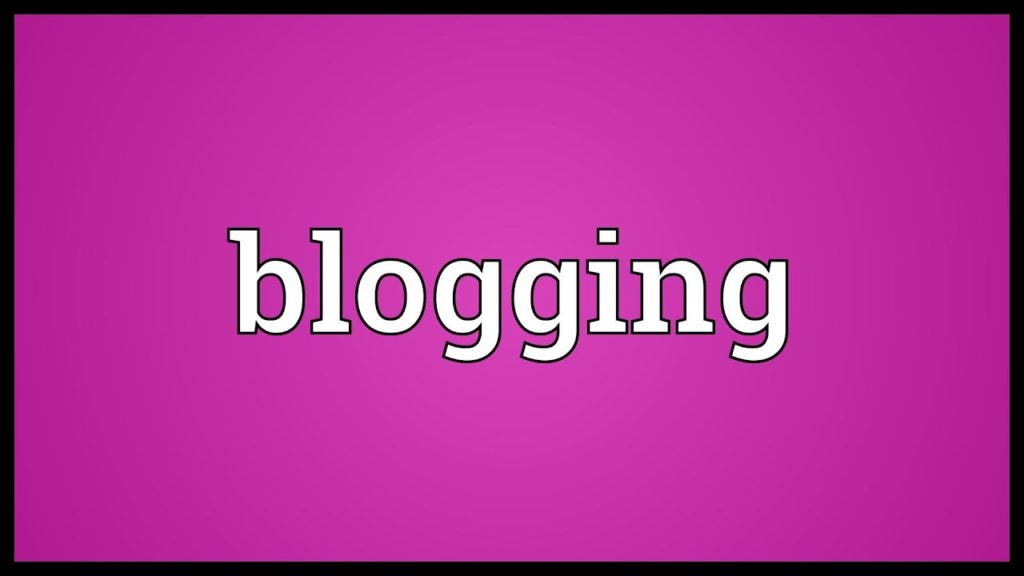 Blogging Meaning