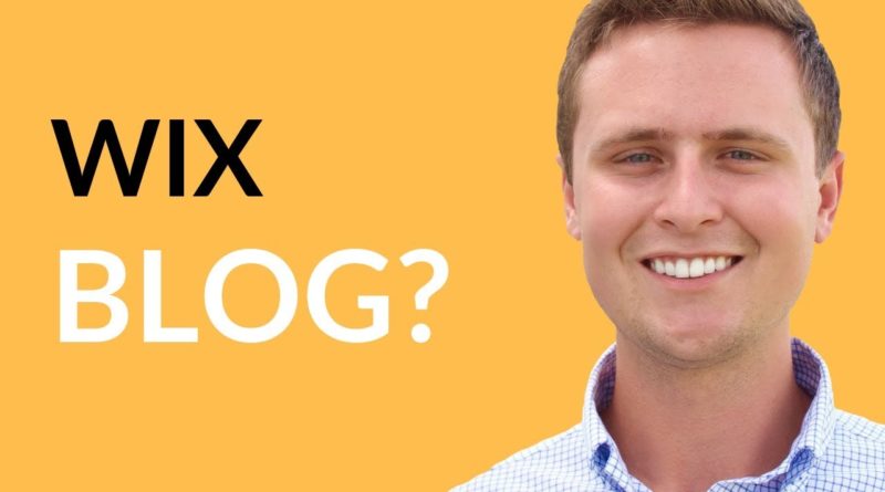 Can Wix Be Used For Blogging?