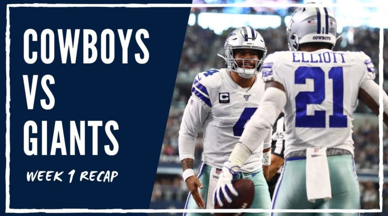 Cowboys Overwhelm Giants 35-17  | Blogging the Boys