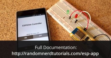 ESP8266 Android App (created with MIT App Inventor) - Demo
