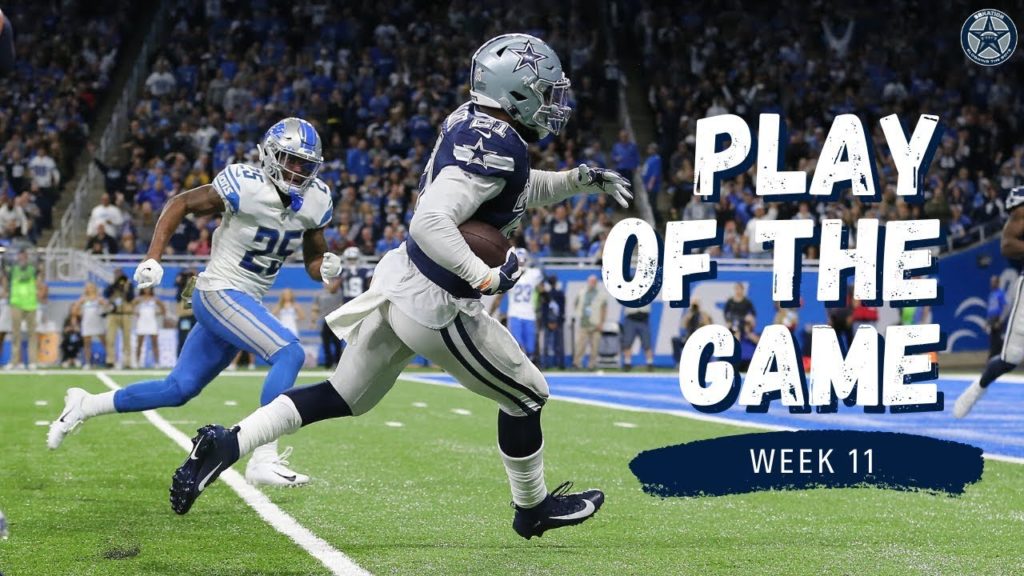 Ezekiel Elliott Touchdown Seals Win For Cowboys | Play of the Game | Blogging the Boys