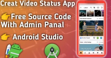 🔥Free Video Standing App Supply Code |Android Studio| Free Supply Code| 1