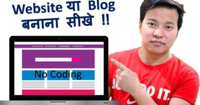 How to Create Professional Blog / Website Without Coding [Step By Step Guide] ? Blog kaise banaye
