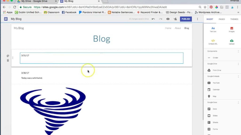 How to Use Google Sites to Create a Blog