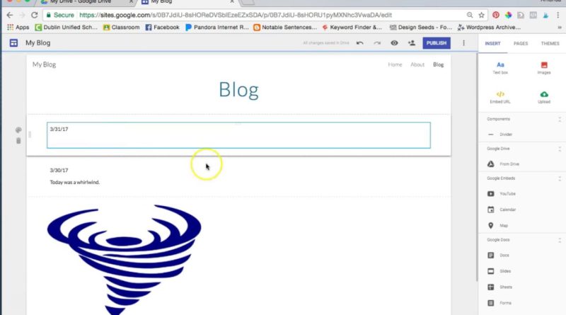 How to Use Google Sites to Create a Blog