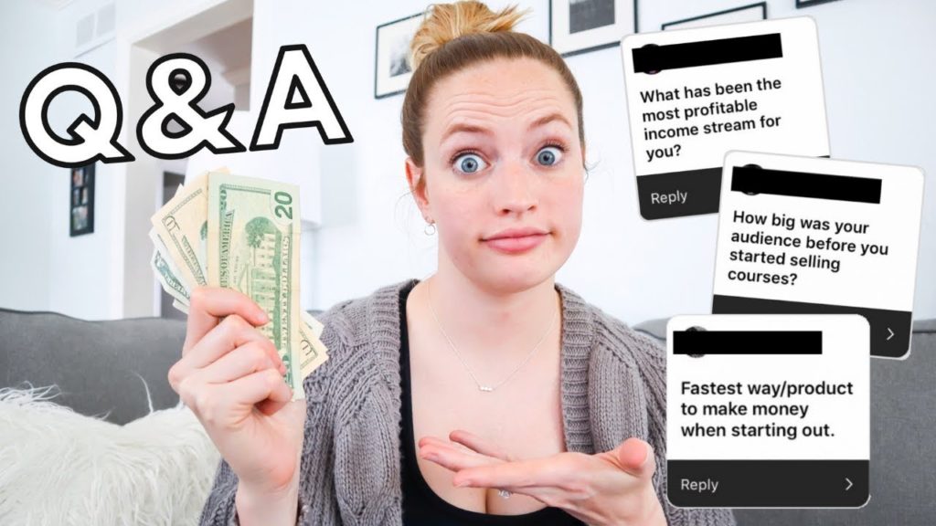 MONEY MAKING Q&A: Fastest way to make money blogging, most profitable income stream, & more