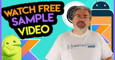 Sample Course Training - Android App Development Masterclass using Kotlin on Udemy - Official