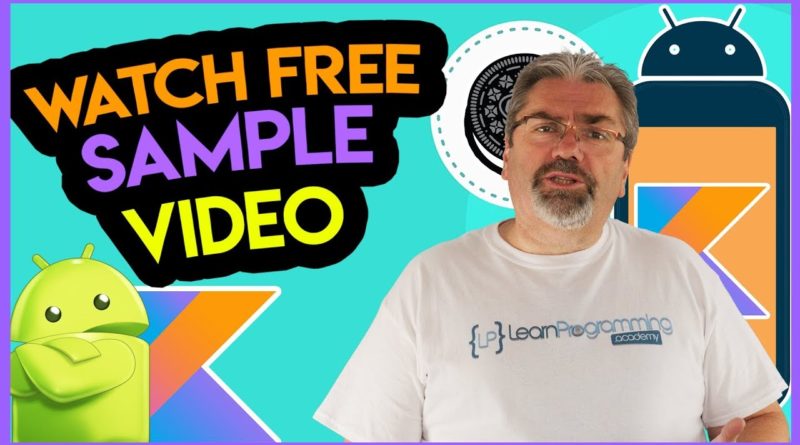 Sample Course Training - Android App Development Masterclass using Kotlin on Udemy - Official