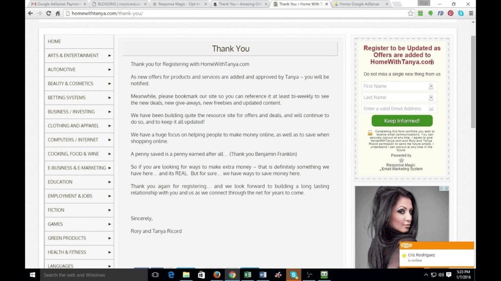 Complete Step by Step "Link Posting" Blogging Site Set Up PART 5