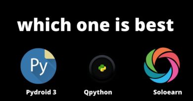Android Apps to run and learn python (Best 3 Apps personal view)