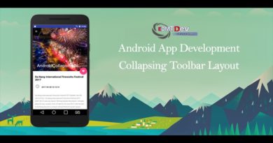 Android Studio Tutorial - Collapsing Toolbar Layout android