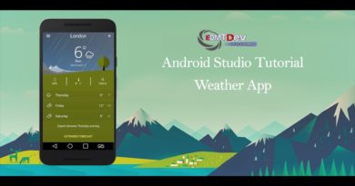 Android Studio Tutorial - Weather Application