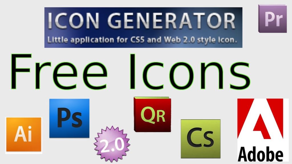 Create FREE Icons Using Adobe Icon Generator