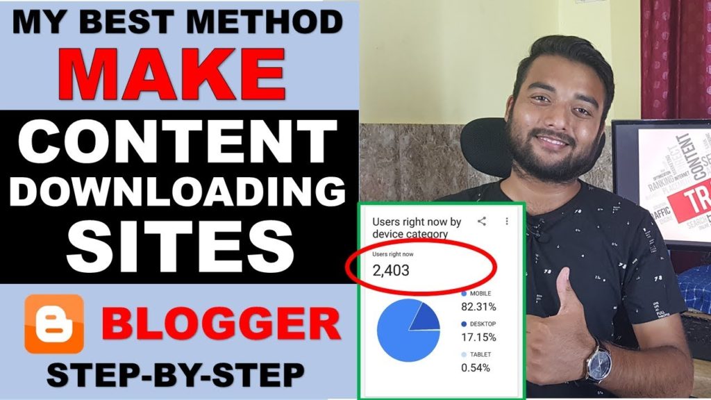 Create Movies Downloading Site in 15 Min on Blogger - EARN $100 Per DAY
