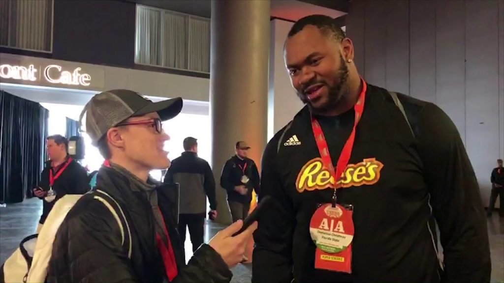Demarcus Christmas talks to Blogging the Boys | Senior Bowl 2019