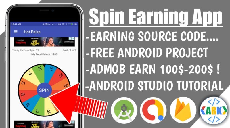 Earning App Source Code | Android Studio Tutorial Hindi #04