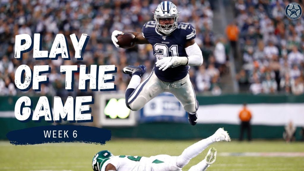 Ezekiel Elliott Block Sets Up Dak Prescott TD | Play of the Game | Blogging the Boys