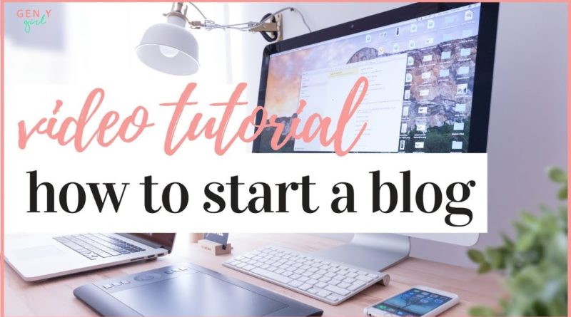 HOW TO START A BLOG IN 2020 | VIDEO TUTORIAL ✨