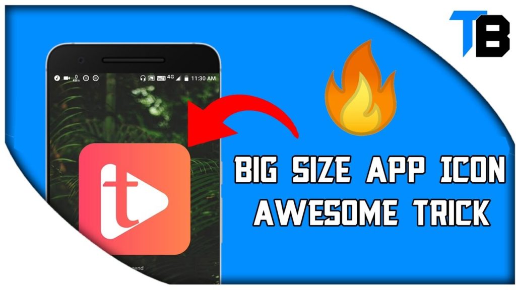 How To Make Big Size App Icon On Android || Giant App Icon On Android