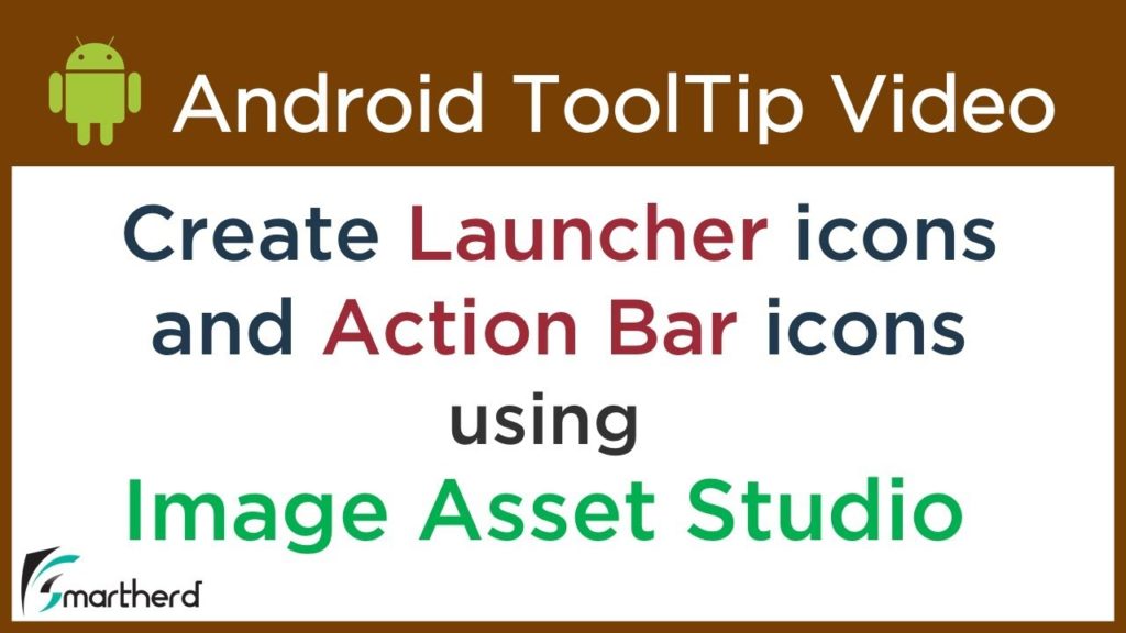 How to Create App Icons with Image Asset Studio | Launcher Icon | ActionBar Icons | Android Studio