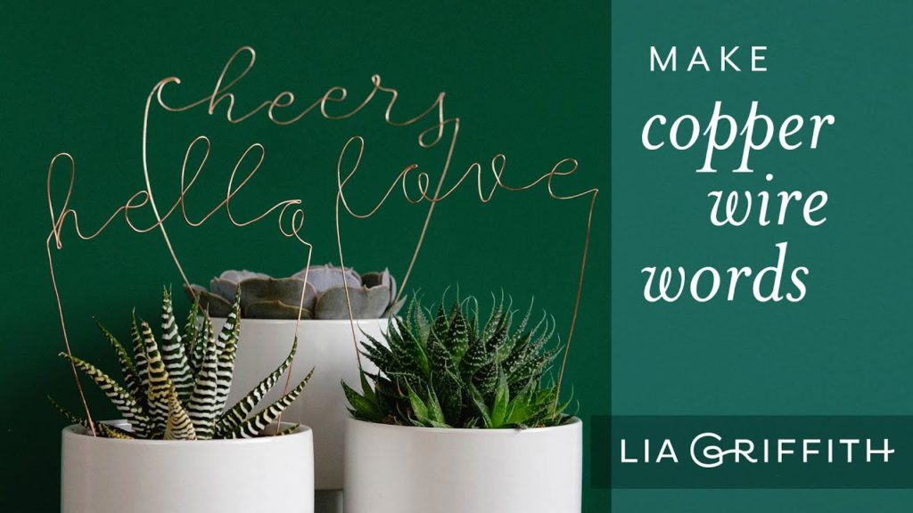 How to Make DIY Wire Words
