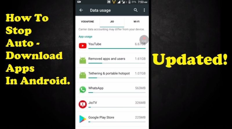 How to Stop auto-downloading apps in Android~Stop Installation of unknown apps.