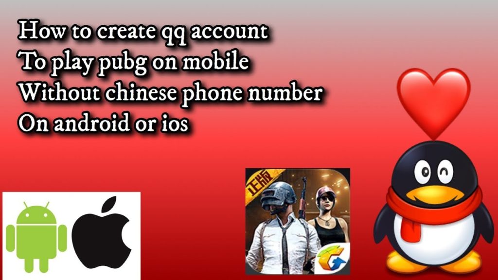 How to create qq account to play pubg on mobile using android or ios!