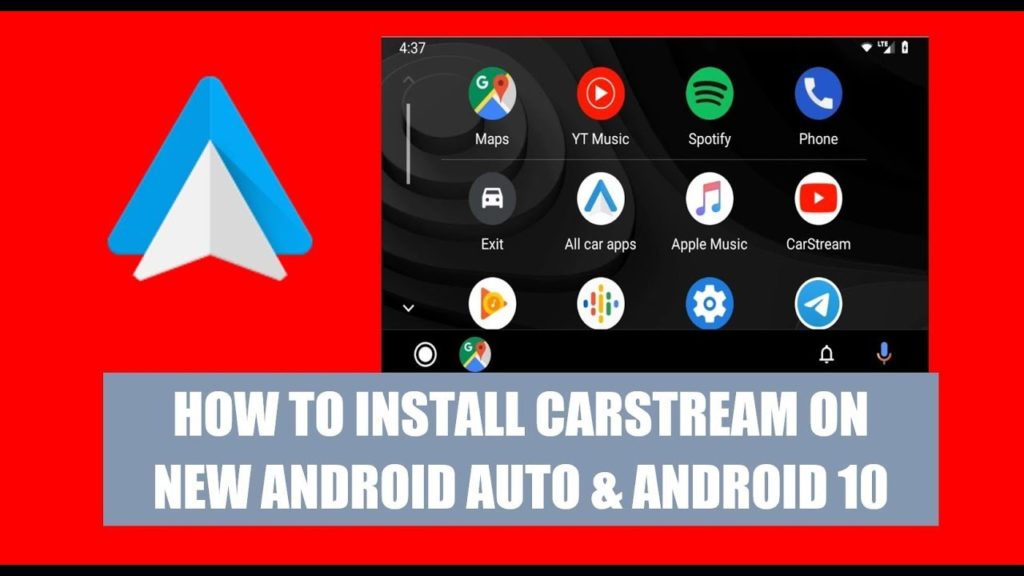 How to install CarStream on the new Android Auto with Android 10