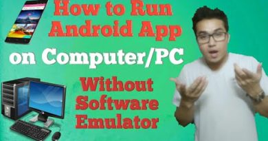 How to run android app without Emulator Software on your Computer/PC