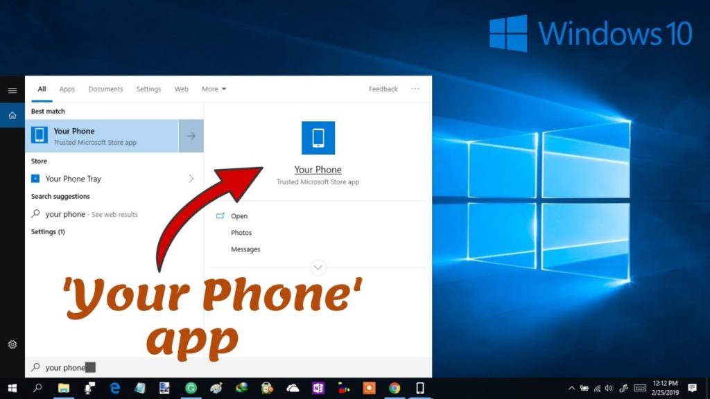 How to set up and use Your Phone app on Windows 10