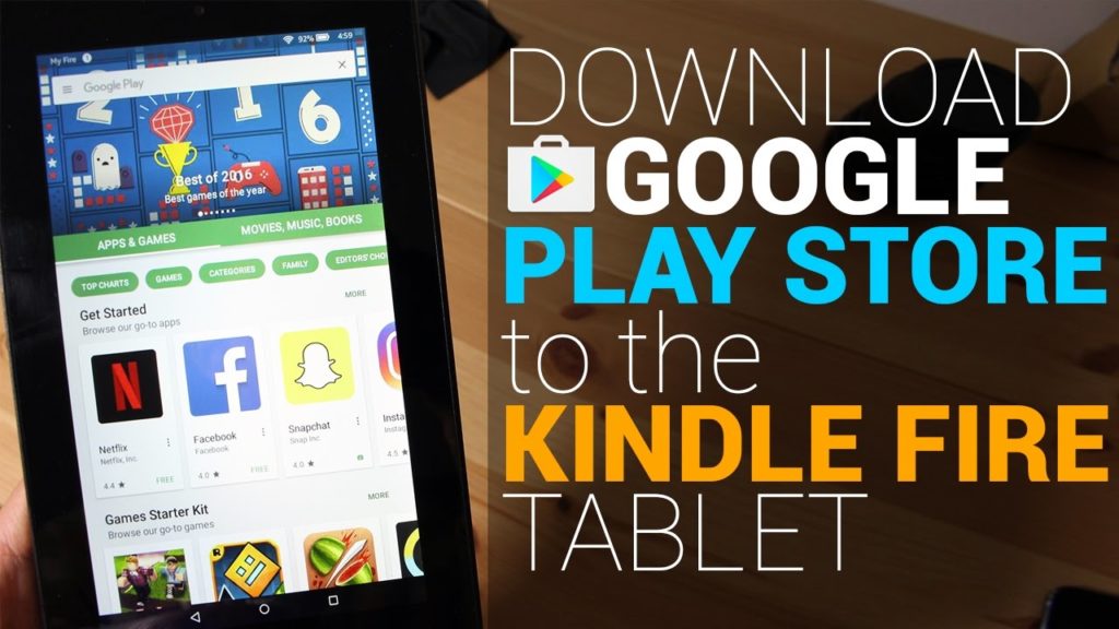 Install Google Play Store to the Kindle Fire Tablet (No Root Tutorial)