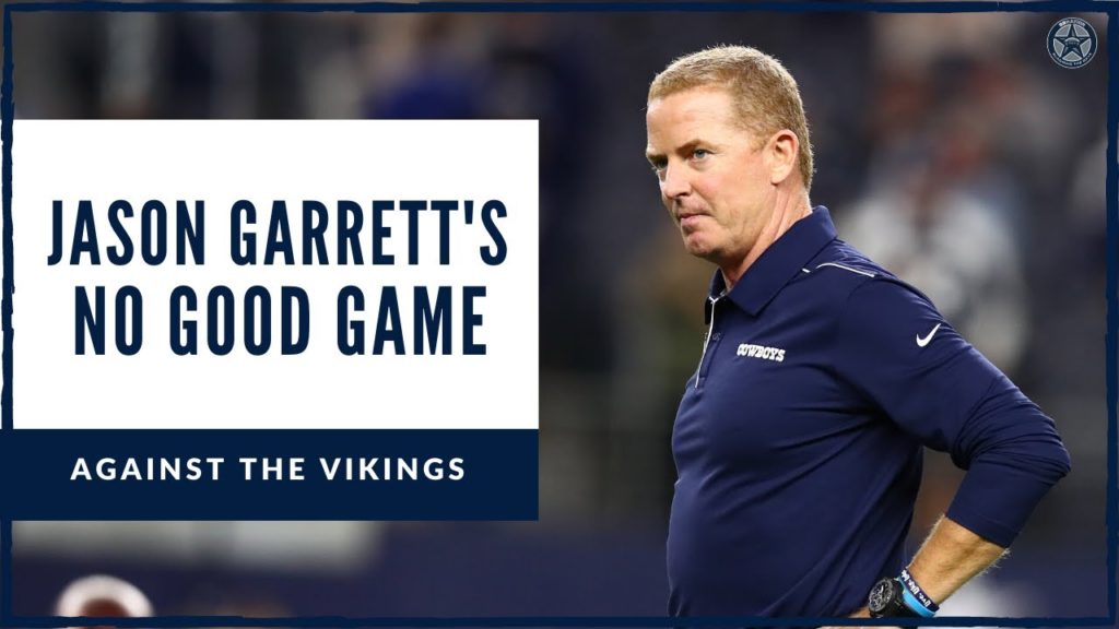 Jason Garrett's No Good, Very Bad Game Vs. the Minnesota Vikings | Blogging the Boys