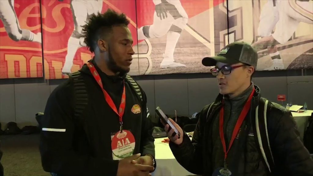 North Dakota State running back Bruce Anderson talks to Blogging the Boys | Senior Bowl 2019