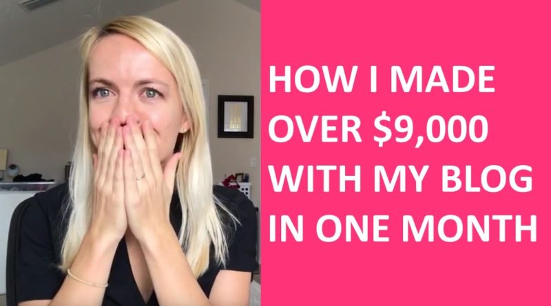 Start a Mom Blog November Income Report