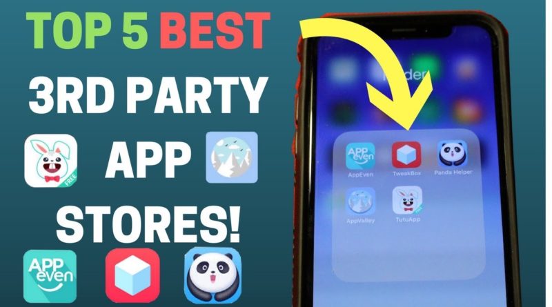 Top 5 BEST 3rd Party App Stores For iPhone/iOS! - Get Paid & Hacked Apps