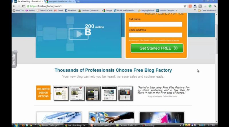 Video 5/ 20 Blogging for Dummies | How to Start a Blog for Free?