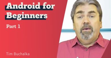 Android Programming for Beginners using Android Studio Part 1 - Tim Buchalka