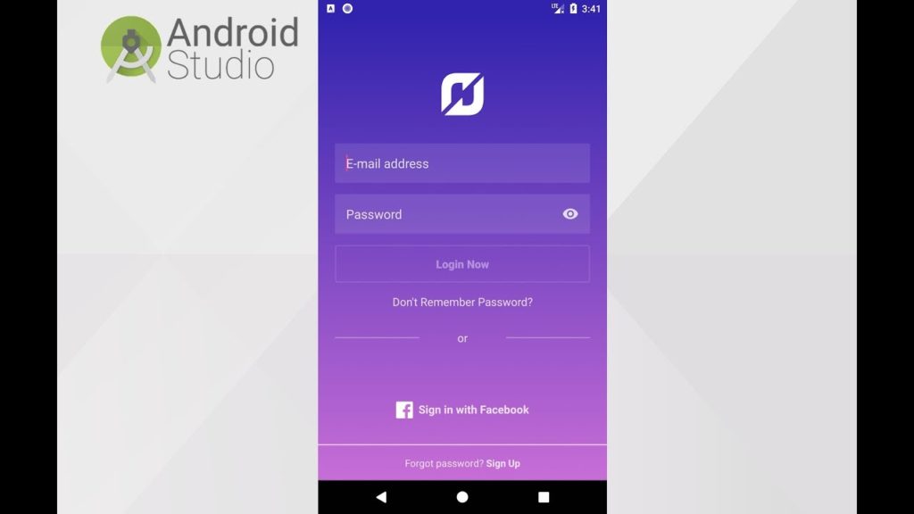 Android UI XML tutorial - Instagram Login