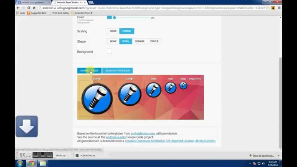 Android launcher icon generator FREE