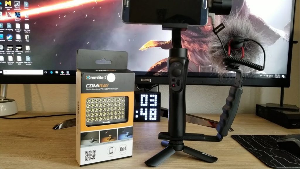 Best Blogging LED light and Camera set up