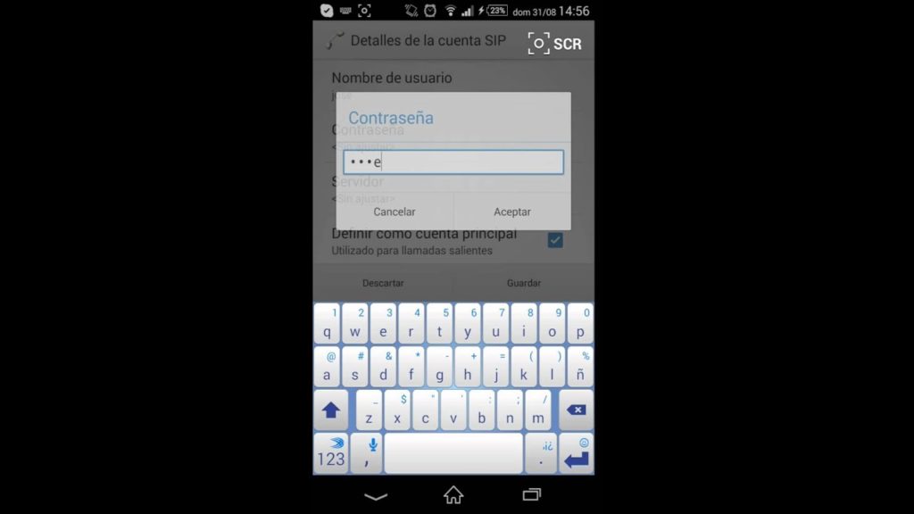 Configurar voip en celular con Android