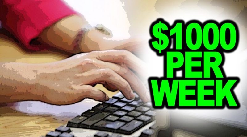 Earn $1000 Per Week (FREELANCE WRITING)