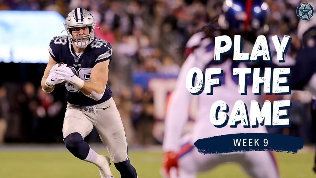 Giants Killer Blake Jarwin Strikes Again for 42-Yard TD | Play of the Game | Blogging the Boys